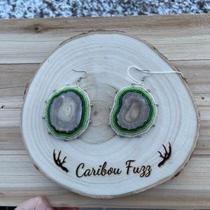 TRADED** Handmade Antler Earrings
